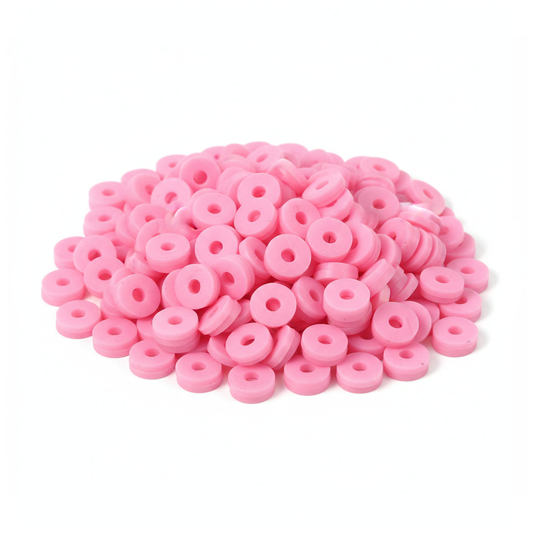 6mm Clay Beads for DIY Bracelet Necklace and Jewelry Making, Pack of 2000