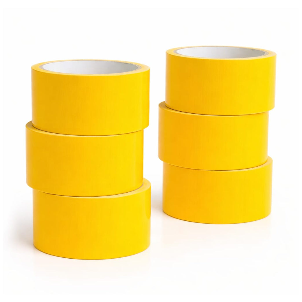 Heavy-Duty Colored Duct Tape 10 Yards x 2 Inch Rolls Multi-Pack for Crafts DIY and School Supplies, Pack of 6
