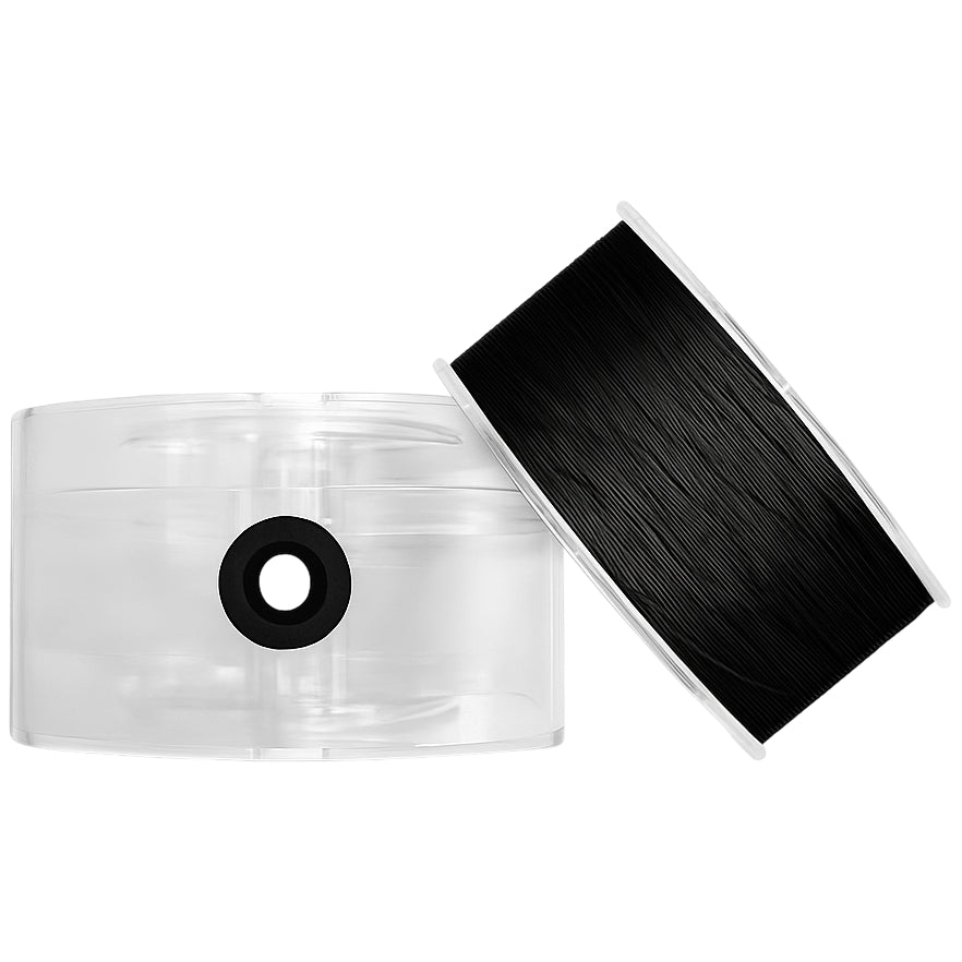 0.4mm-197yards Braided Nylon Cord with Case for Jewelry Making, Beading, and Macrame Crafts