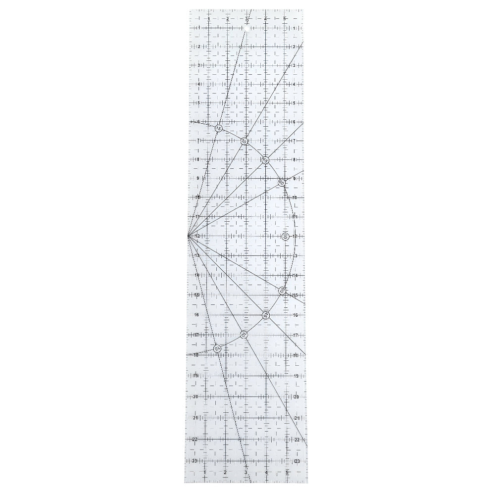 Acrylic Sewing and Quilting Ruler With Gridlines for Fabric Cutting, Measuring, Arts, and Craft Supplies