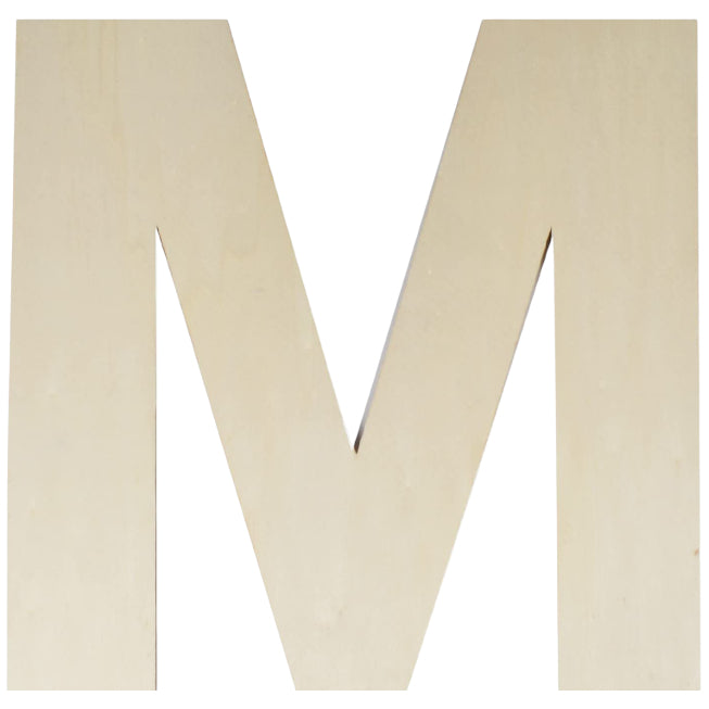 Unfinished Wooden Letter Style Surface for DIY Arts Crafts Home Decor Projects