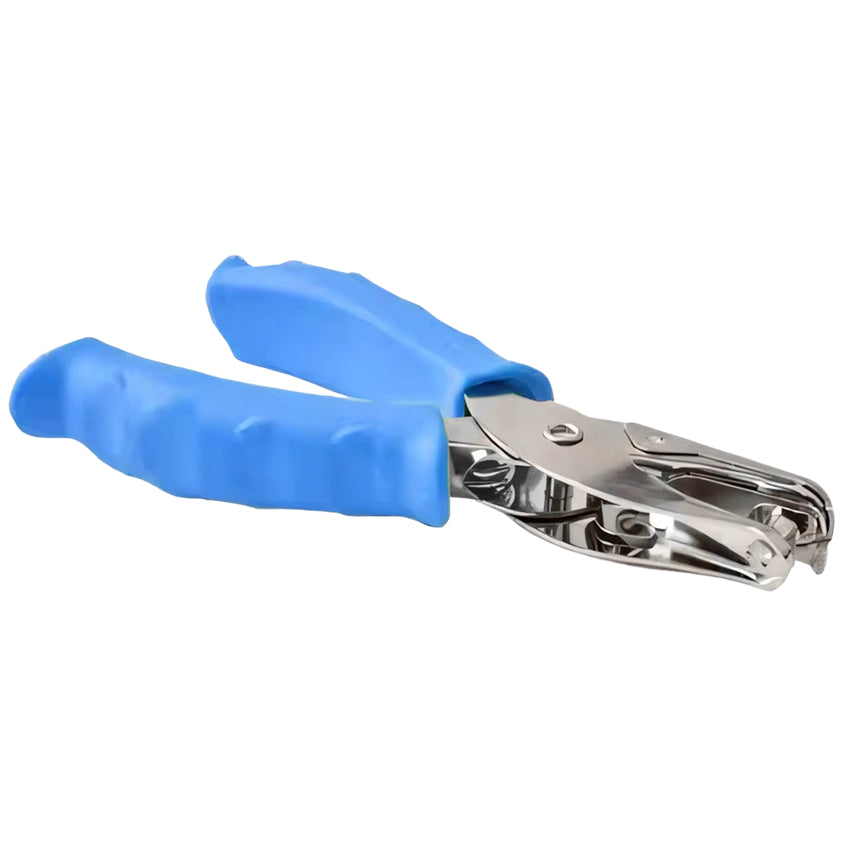 1 Hole 6mm Handheld Metal Paper Punch with Soft Grip for Crafts and Office Use