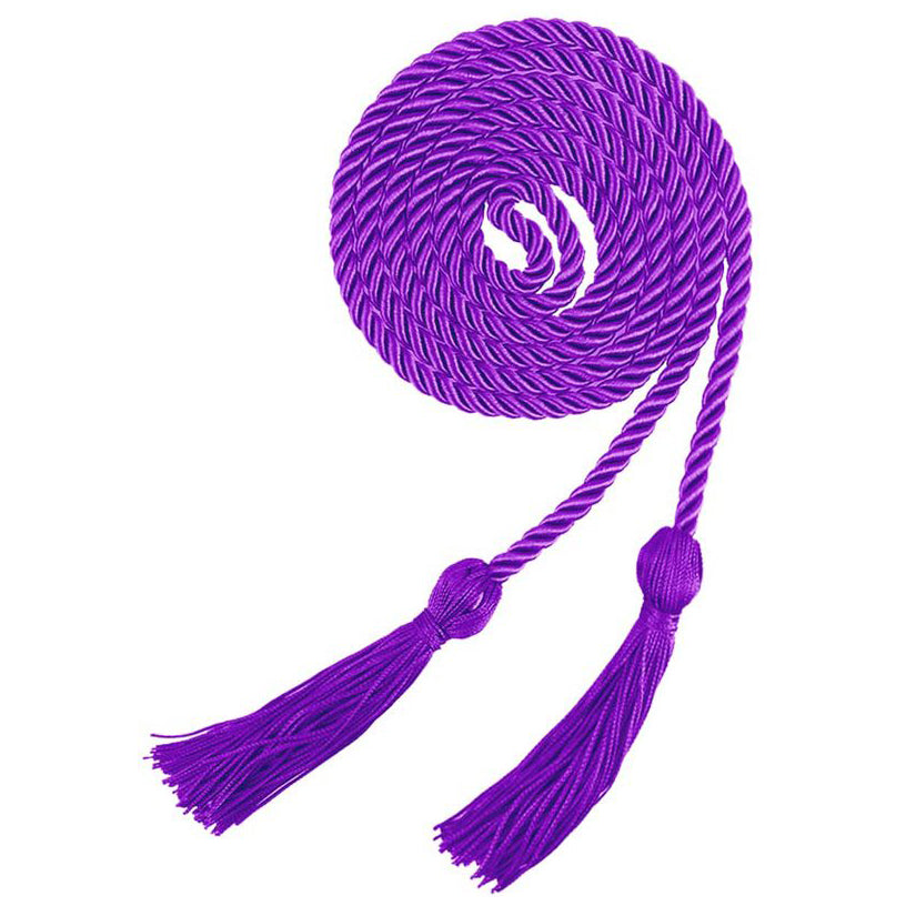 67 Inches Gold Graduation Cords for 2025 Ceremonies Braided Style Honor Tassel Rope