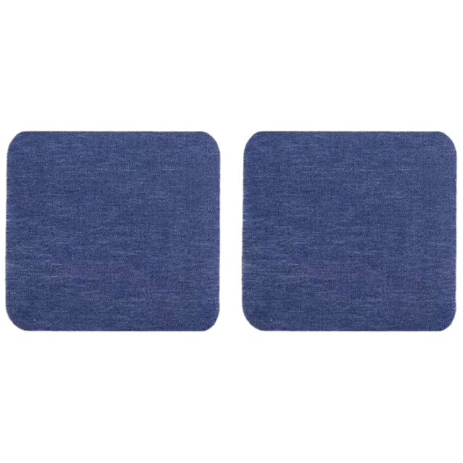 Iron On Patches 5 x 5 Inch Polyester Repair Patches for Clothing Pants Jackets Uniform Shirts, Pack of 2