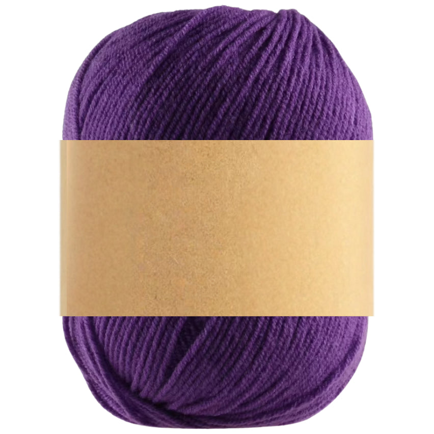 Silk Effect Microfiber Acrylic Yarn, Solid Colors for Baby Projects, 50 Grams/1.76oz 191 Yards
