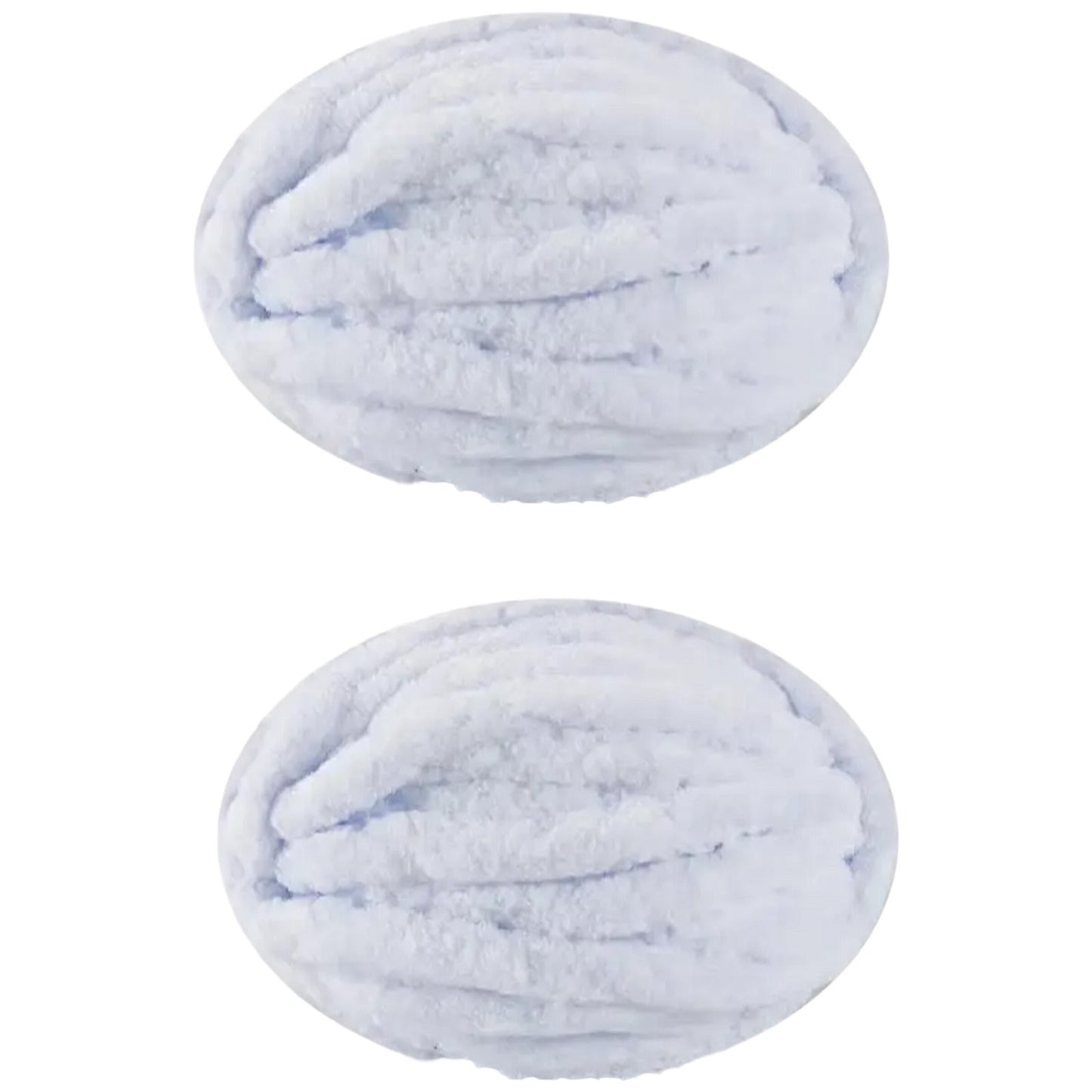 Jumbo Chunky Chenille Yarn for Knitting Crochet Weaving Blankets and DIY Craft Projects 250 Grams/8.82oz 29.53 yards, Pack of 2