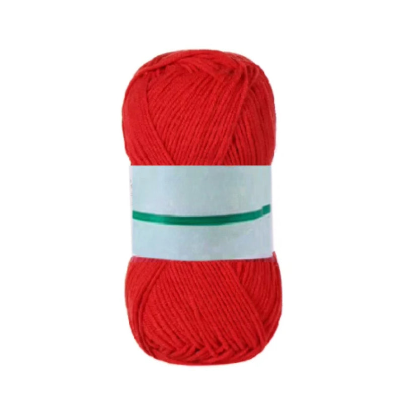 Premium Cotton Yarn – Soft, Super Fine #1 for Crochet & Knitting, 50 Grams/1.76oz 186 Yards