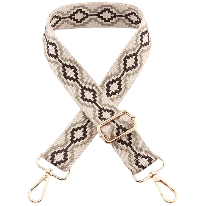 Adjustable 11-Inch Wide Stripe Purse Strap Replacement for Crossbody Handbags and Shoulder Bags