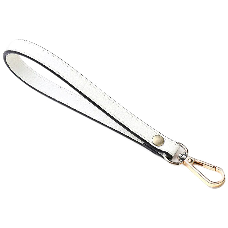 PU Leather Wristlet Strap with Metal Clasp, Replacement Hand Strap for Wallets, Purses, Clutches, and Keys