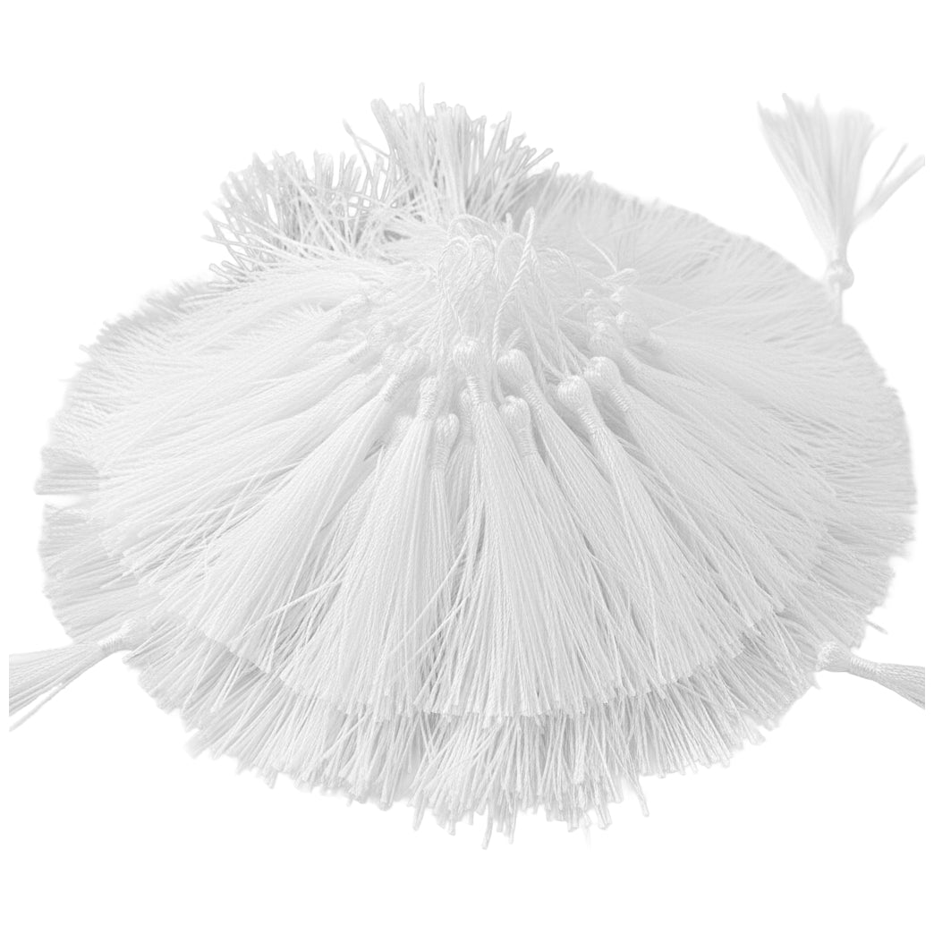 Bookmark Tassels Assorted Colors 5 Inch Craft Tassels with Loops for Keychains and DIY Projects, Pack of 140