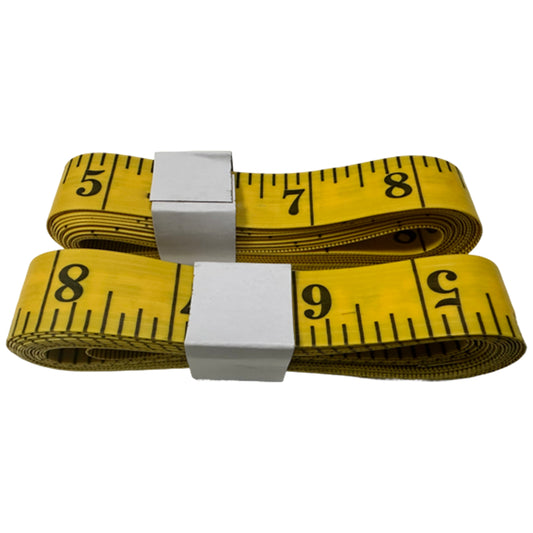 Soft Measuring Tape 60 Inch/150cm Dual Scale for Sewing, Body, Tailor and Crafts, Pack of 2
