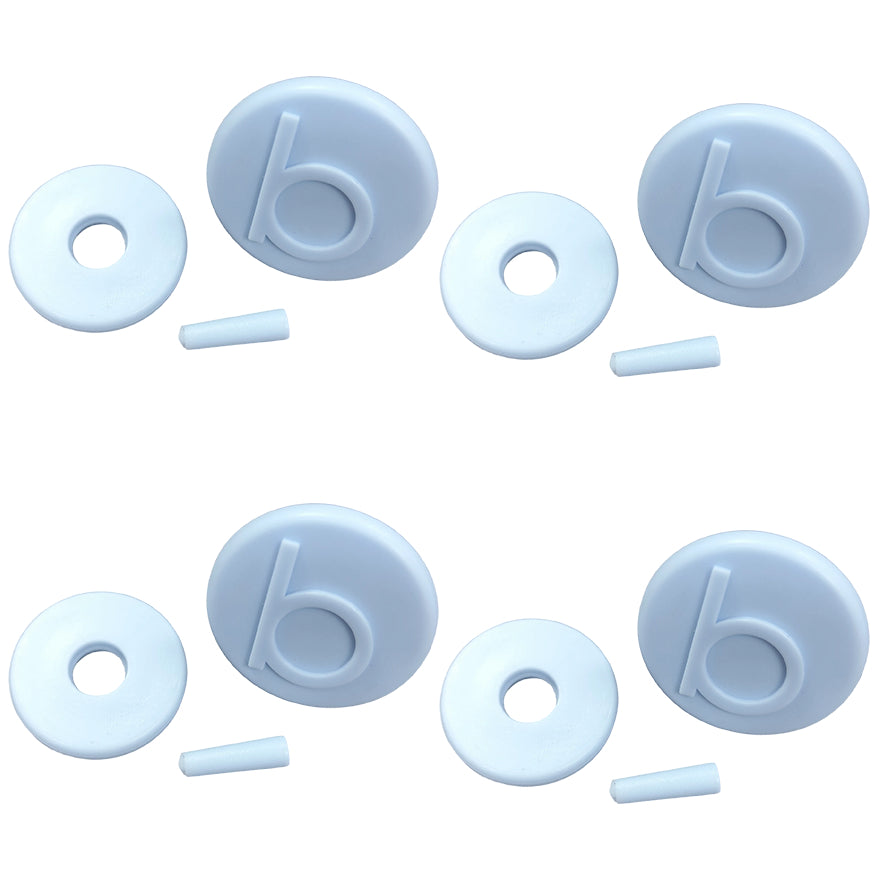 Replacement Handle Buttons with “b” Design for Bag Totes, Quick Fix Rivets for Beach Bag Straps and Repairs