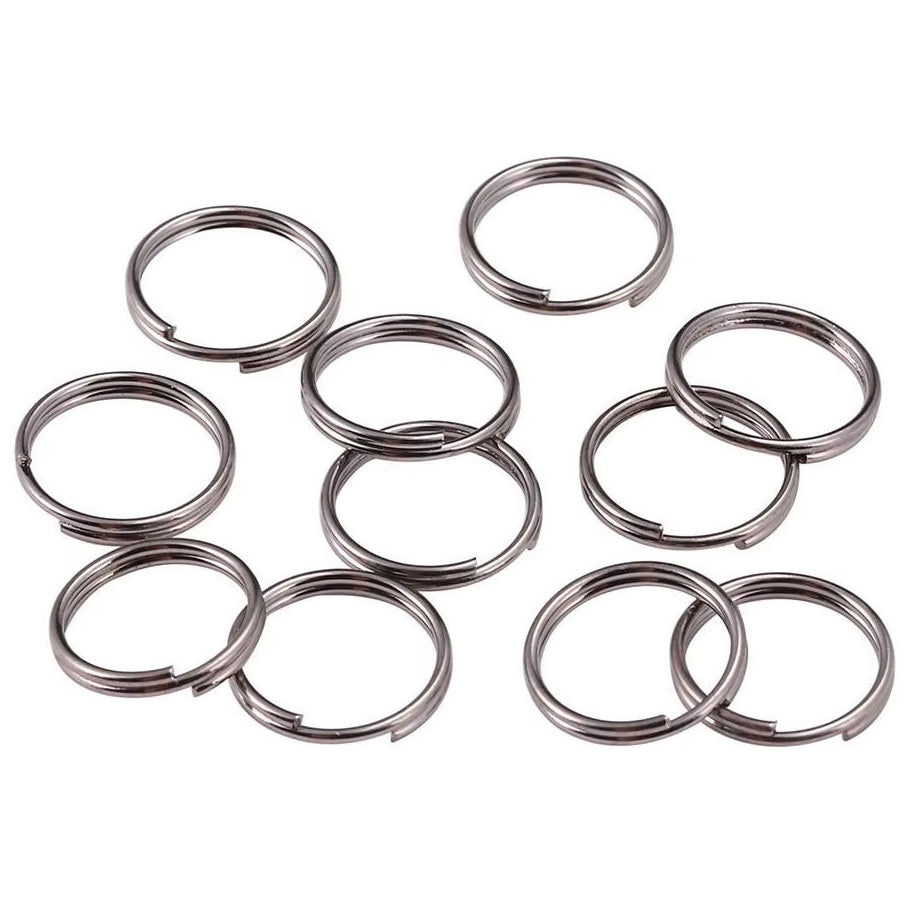 5.8mm Mini Double Loop Split Jump Rings for Jewelry, Keychains, and DIY Crafts, Pack of 200