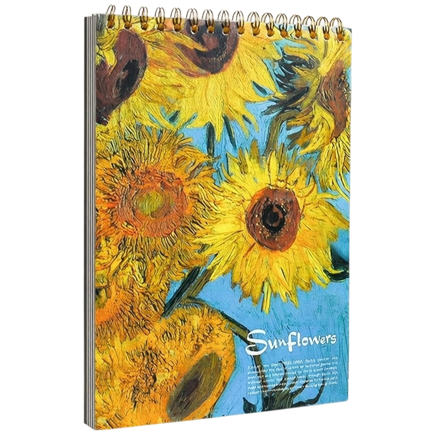 Spiral Sketchbook 8.26 x 11.42 Inch 60 Sheets 100gsm Drawing Pad Hard Cover for Kids Art Supplies