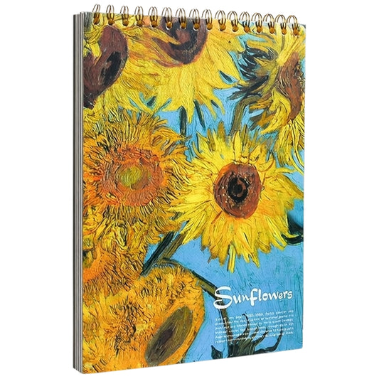 Spiral Sketchbook 8.26 x 11.42 Inch 60 Sheets 100gsm Drawing Pad Hard Cover for Kids Art Supplies
