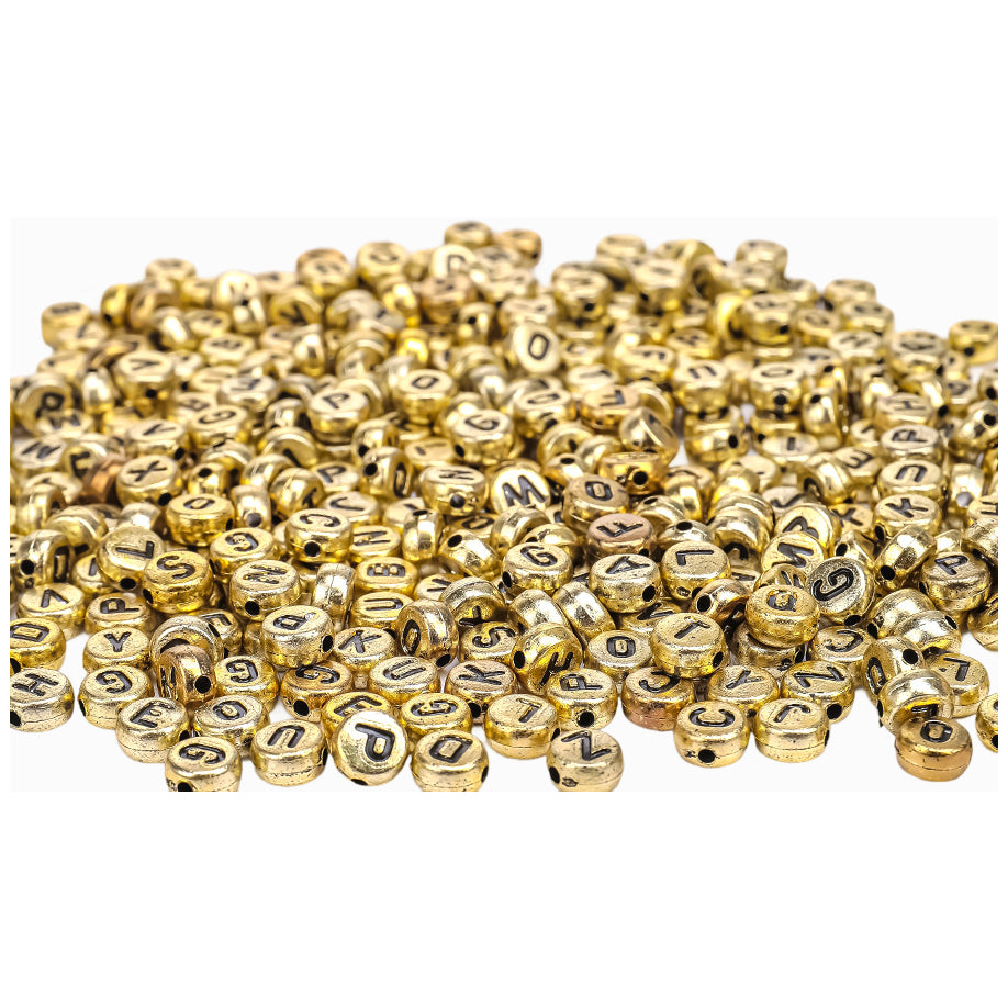 Acrylic Alphabet Letter Beads 4x7 mm for Friendship Bracelets Jewelry Making and DIY Crafts