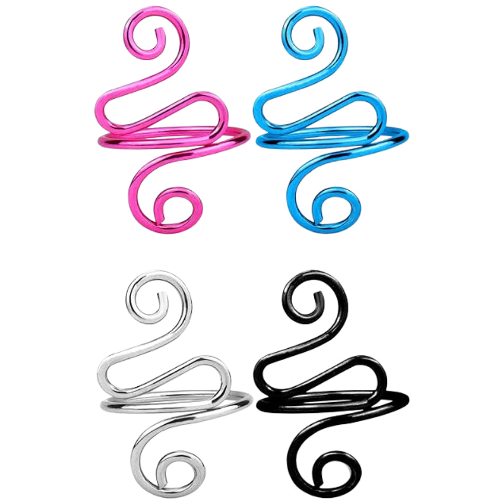 Adjustable Peacock Crochet Yarn Tension Rings for Knitting, Finger Guide, and Gift Accessories
