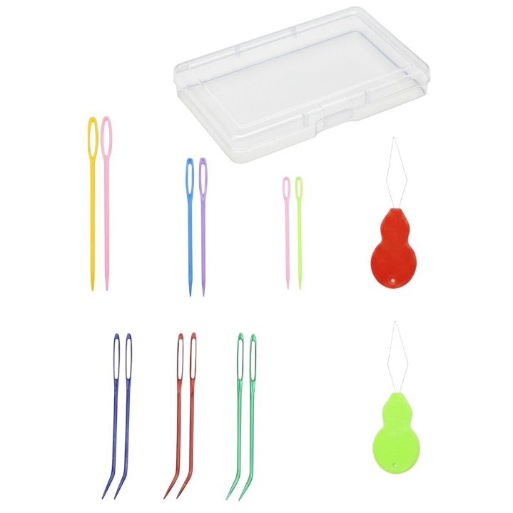 Assorted Yarn Needles Set Large Eye Blunt Tapestry and Darning Needles with Storage Box