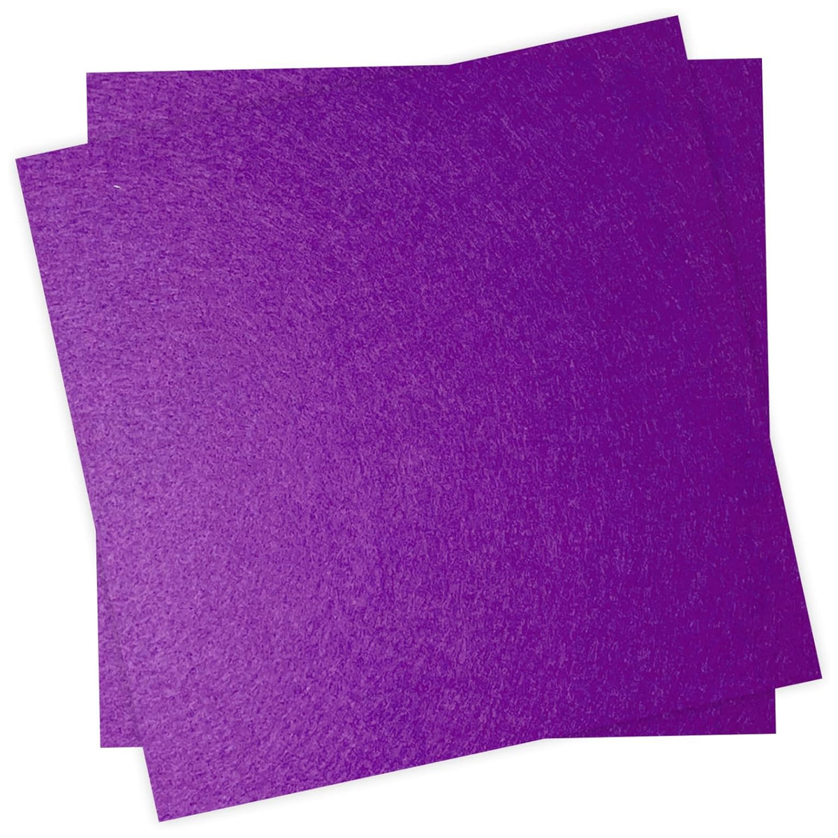 Polyester Felt Fabric Sheets, 12 x 12 Inches, 1 mm Thick for Sewing and Crafts, Pack of 2