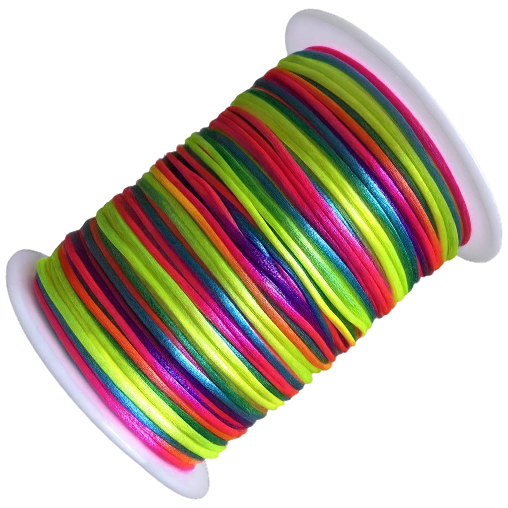 1mm 330 Feet Satin Nylon Cord for Jewelry Making, Beading, Bracelets, Macrame, and Chinese Knot Craft