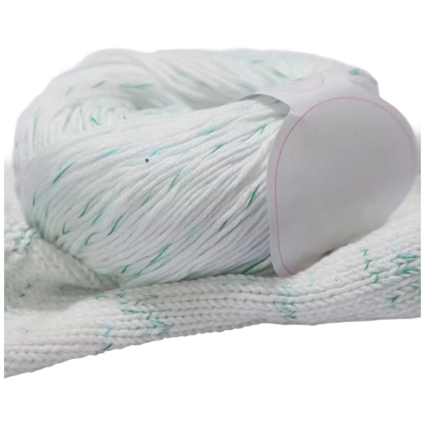 Pure Cotton Yarn 10 Strand Medium 3.5mm for Baby Crochet and Children Craft Projects, 50 Grams/1.76oz 153.11 Yards