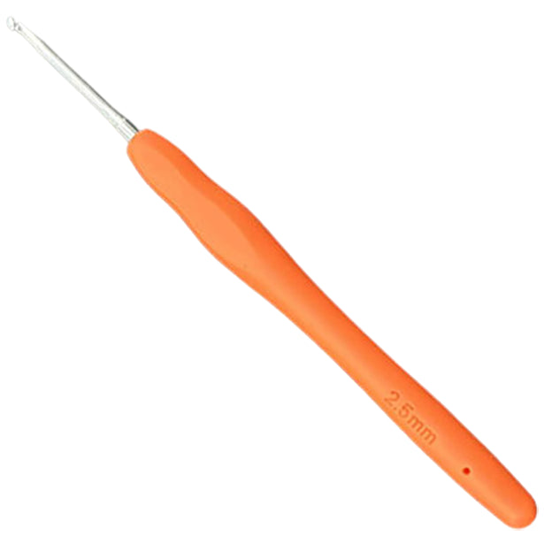 Ergonomic Aluminum Crochet Hook with Comfortable Handle for Arthritic Hands and DIY Knitting
