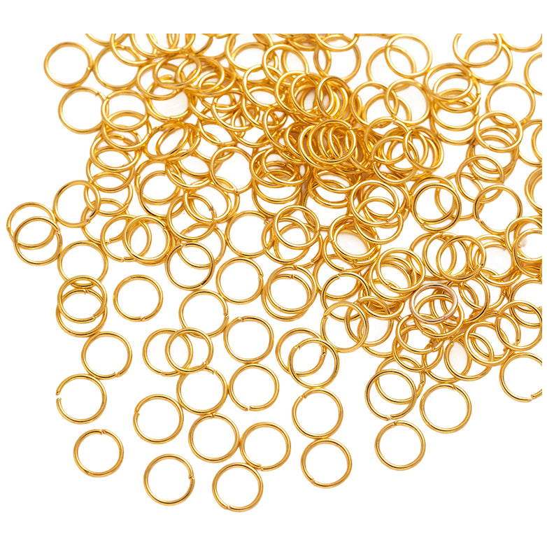 Open Jump Rings for Jewelry Making Earrings and Keychains for Crafts Repair Supplies, Pack of 300