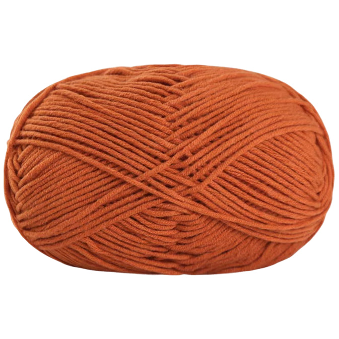 Soft Cotton Acrylic Blend Yarn for Crochet Knitting Amigurumi Projects, 50 Grams/1.76oz 140 yards