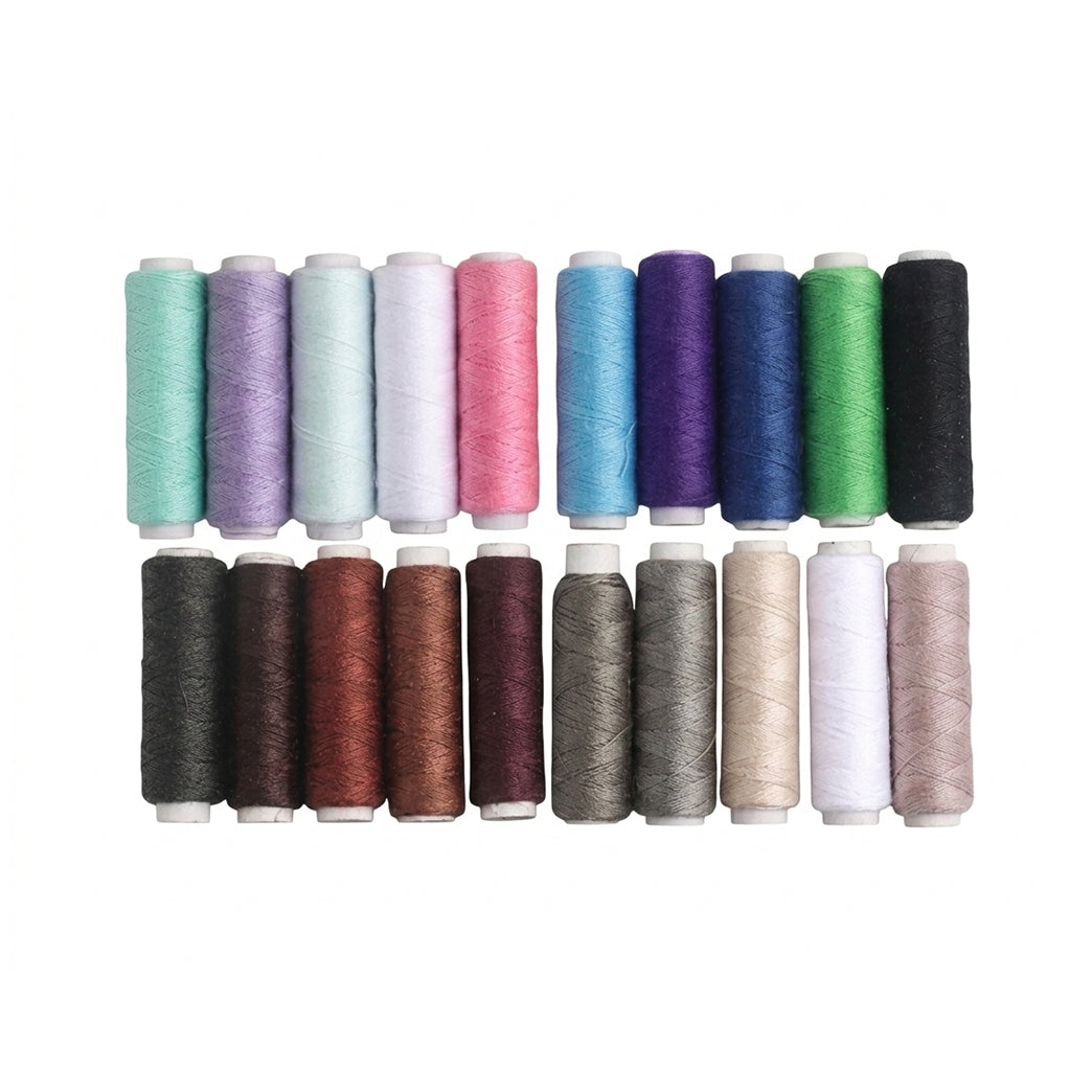 Sew-All Thread Set, 100m Spools for Sewing, Quilting, Mending, and DIY Crafts, Pack of 20