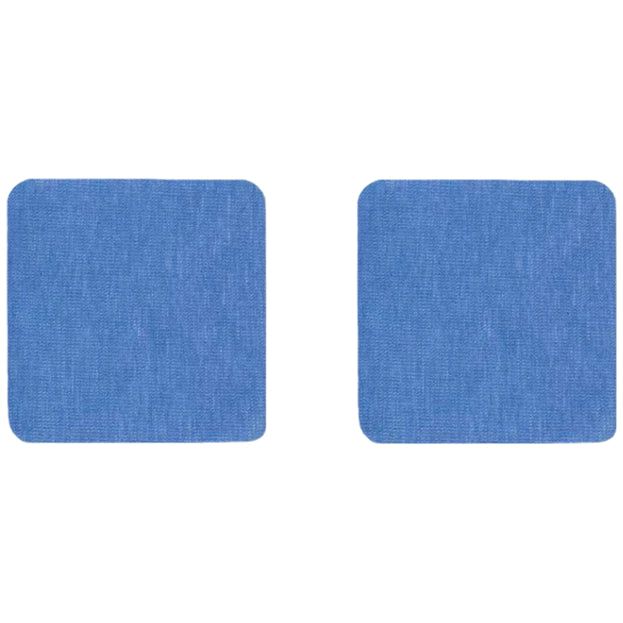 Iron On Patches 5 x 5 Inch Polyester Repair Patches for Clothing Pants Jackets Uniform Shirts, Pack of 2