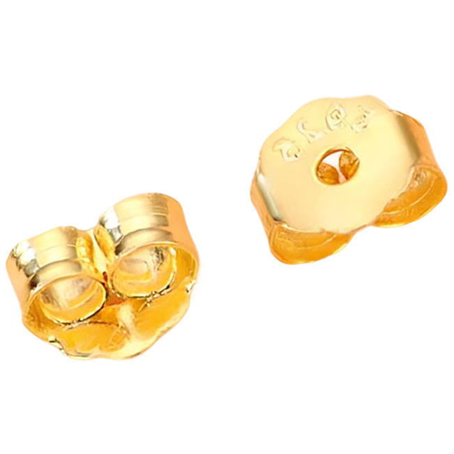 Screw On Earring Backs Pair for Diamond Studs and Threaded Post Jewelry