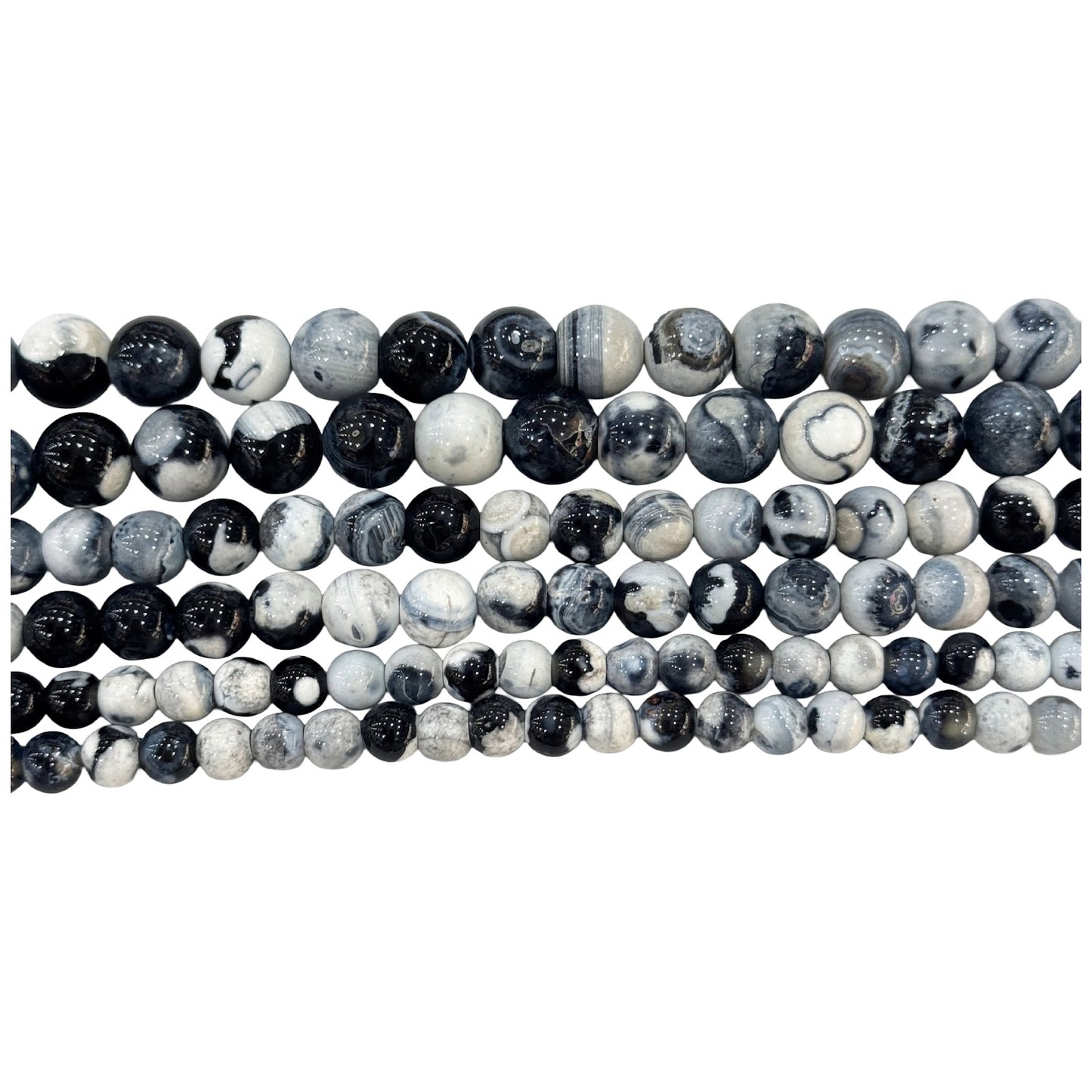 Natural Hematite Gemstone Round Beads 15 Inch Strand for Jewelry Making and Craft Design