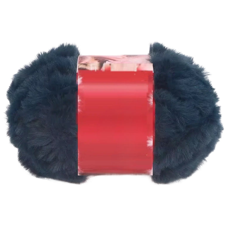 Soft Chunky Fur Knit Blanket Yarn – Lightweight Faux Fur Velvet Yarn for Cozy Projects, 50Grams/1.76oz 32 Yards