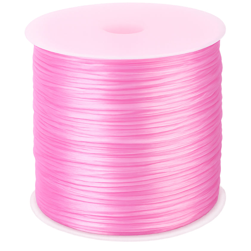 0.8mm Clear Crystal Elastic Beading Cord 197ft Stretch String for Bracelets and Jewelry Making