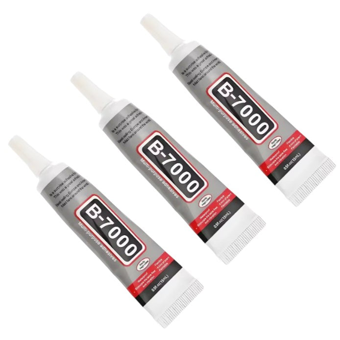 B7000 Clear Jewelry Glue with Precision Tip for Rhinestones, Fabric, Metal, Stone, Beads, Wood, and Glass