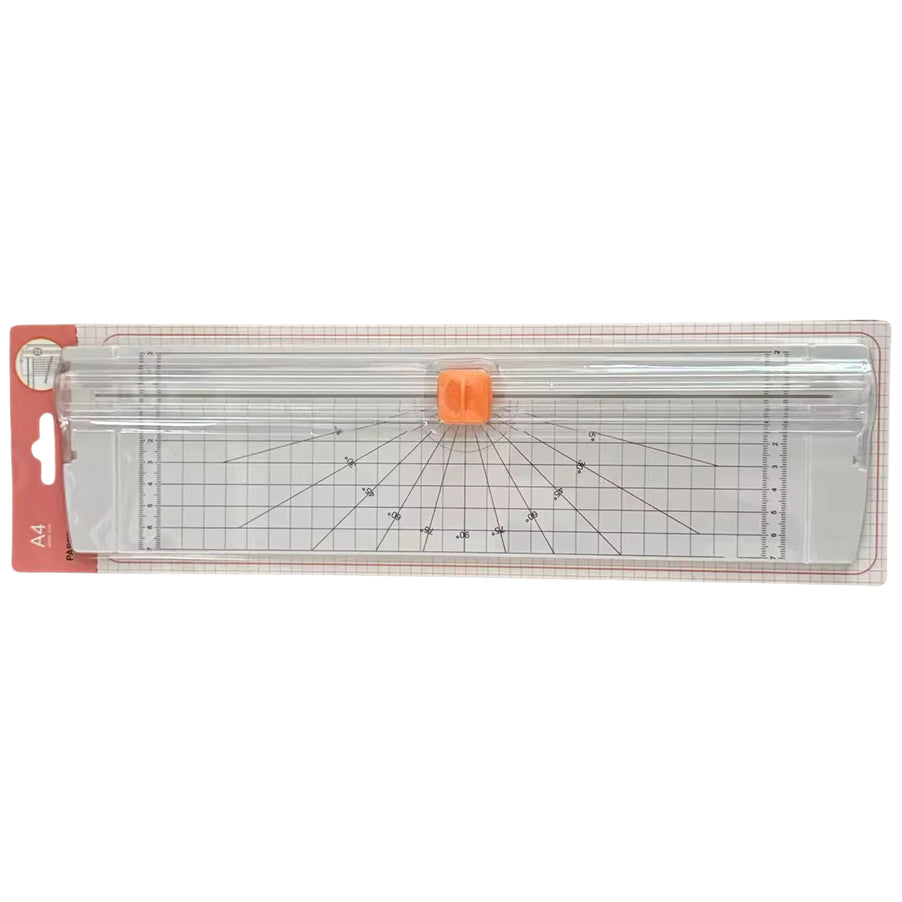 A4 Paper Cutter and Trimmer with Safety Blade for Photos, Labels, and Craft Projects