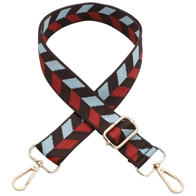 Adjustable 11-Inch Wide Stripe Purse Strap Replacement for Crossbody Handbags and Shoulder Bags