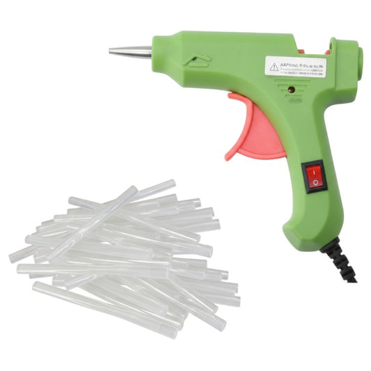 20W Mini Hot Glue Gun Kit with 30 Glue Sticks Fast Heating for Crafts and Repairs