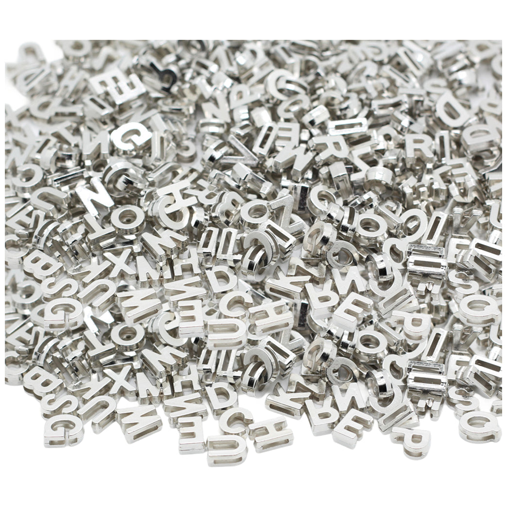 Large Alphabet Letter Beads 9x12mm Plastic Charms for Bracelets Necklaces Keychains Jewelry Making