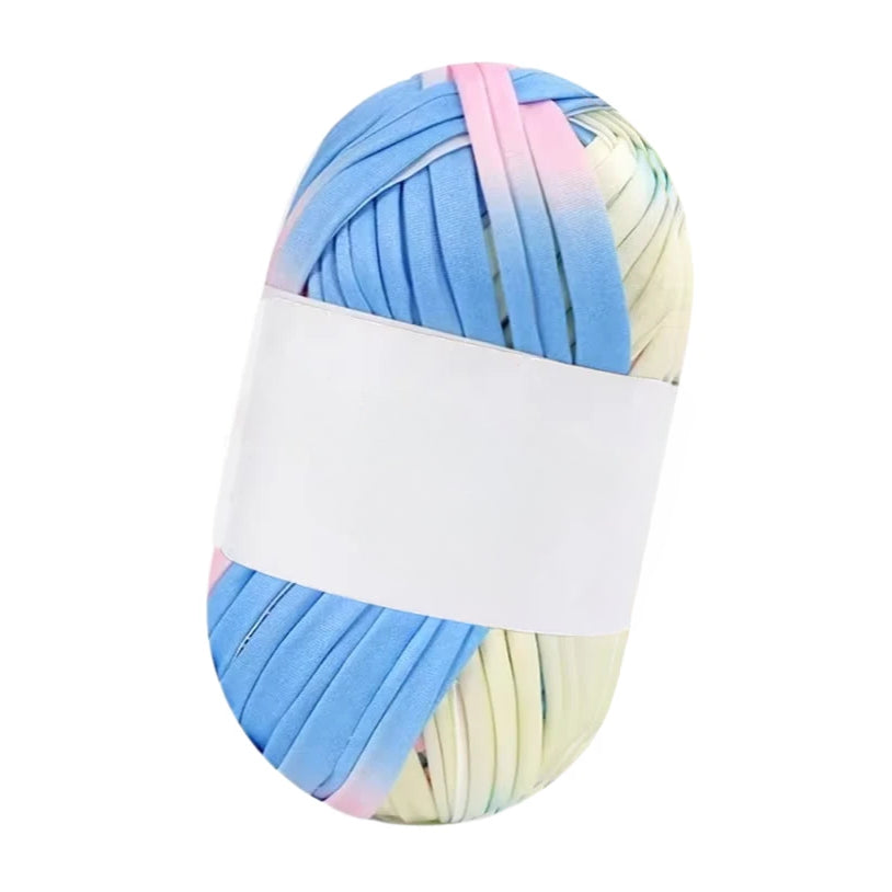 Polyester T-Shirt Yarn for Crochet Bags, Baskets, Coasters, and Crafts, 100g/3.53oz 48 Yards