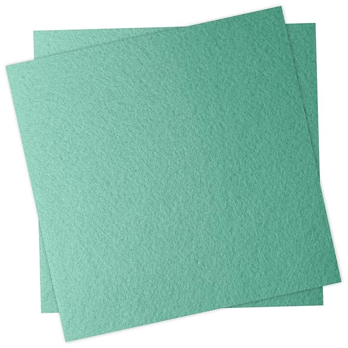 Polyester Felt Fabric Sheets, 12 x 12 Inches, 1 mm Thick for Sewing and Crafts, Pack of 2