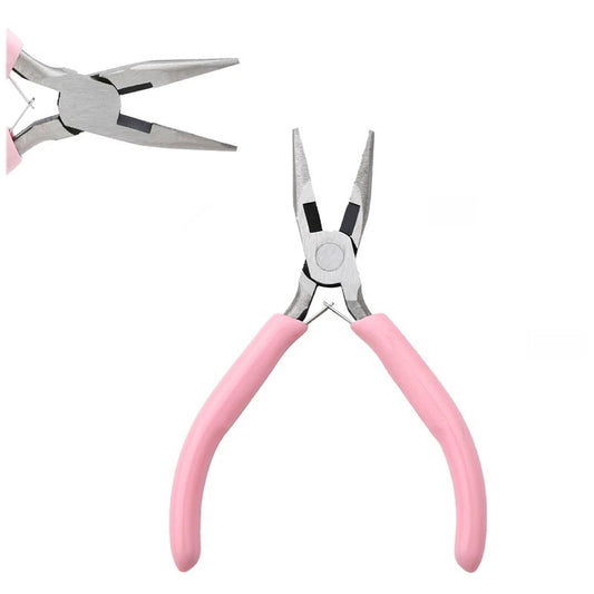 Jewelry Making Pliers and Wire Cutters Set with Round, Flat, Bent, Flush Cutting Tools