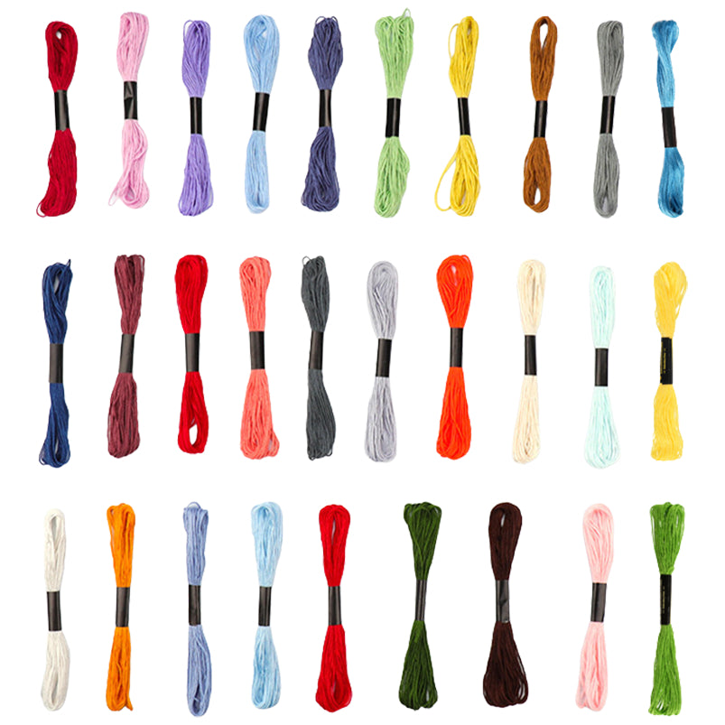 Embroidery Floss Pack 8.7 Yards Threads for Cross Stitch Needlepoint Smocking Punch Needle Applique Quilting Crafts