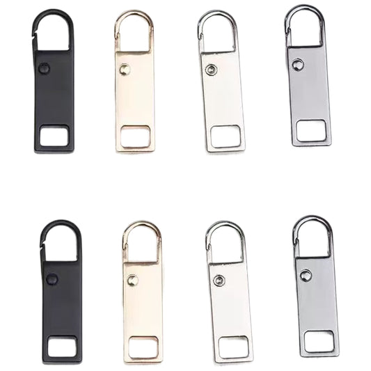 Detachable Zipper Pull Replacement Tabs for Jackets, Luggage, Backpacks, Boots, and Bags, Pack of 8