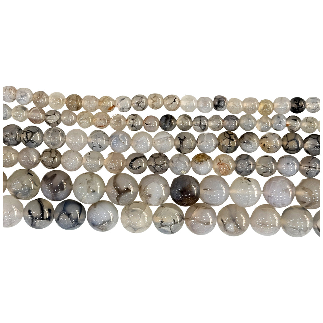 Natural Hematite Gemstone Round Beads 15 Inch Strand for Jewelry Making and Craft Design
