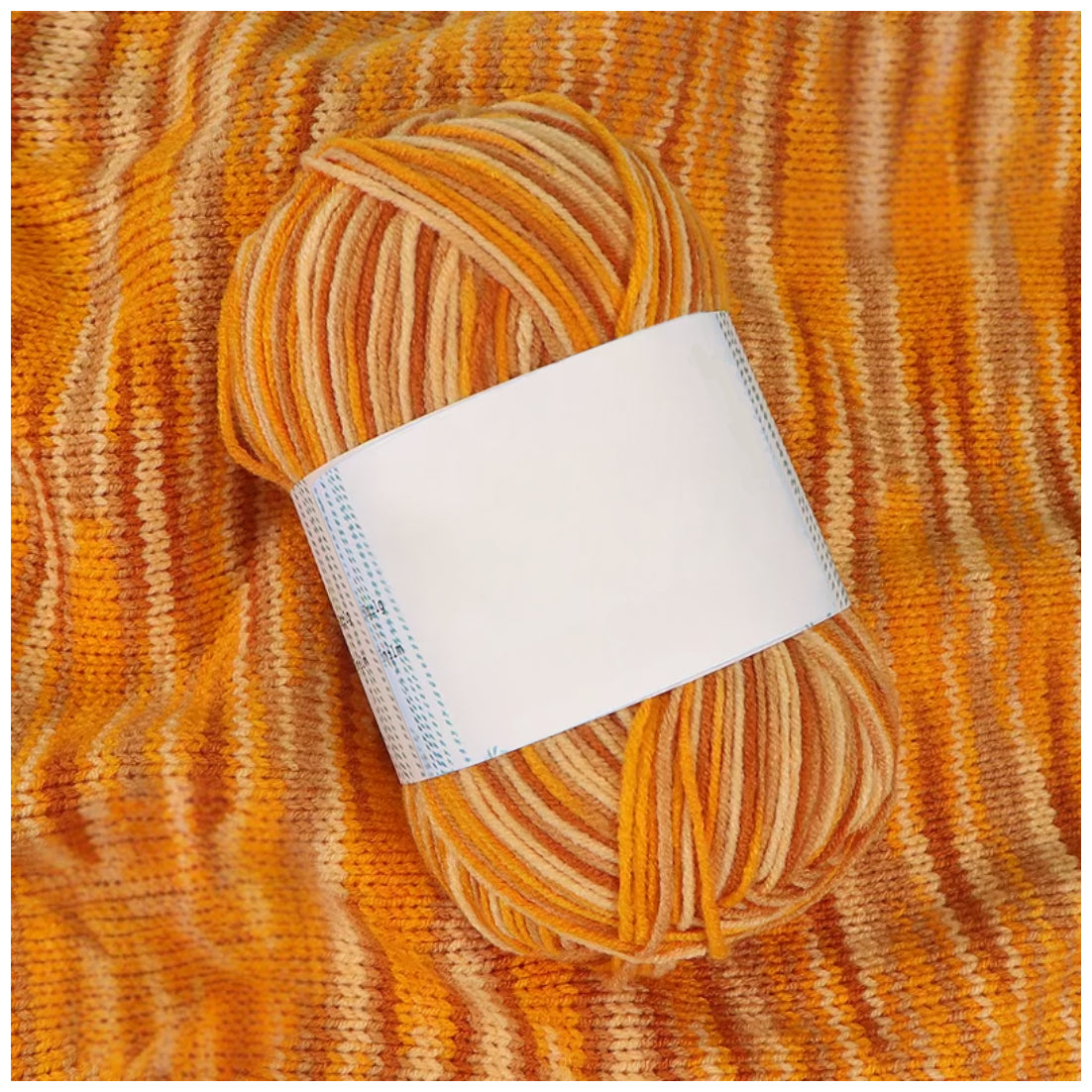 Soft Acrylic Variegated Baby Yarn – Fingering Weight for Knitting & Crochet, 50g/1.76oz 191 yards