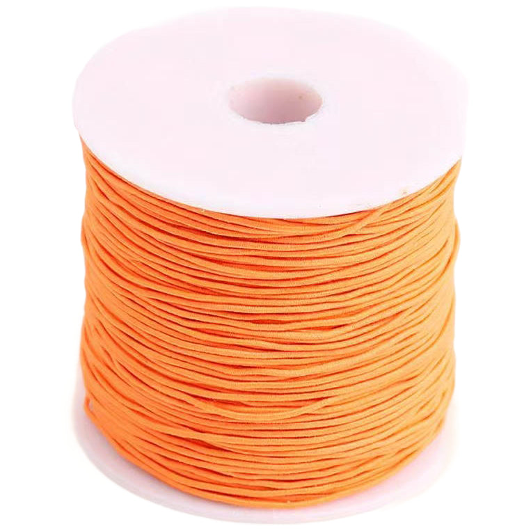 100m by 1mm Round Elastic Cord Polyester Rubber Stretch String for Jewelry Making and Crafts