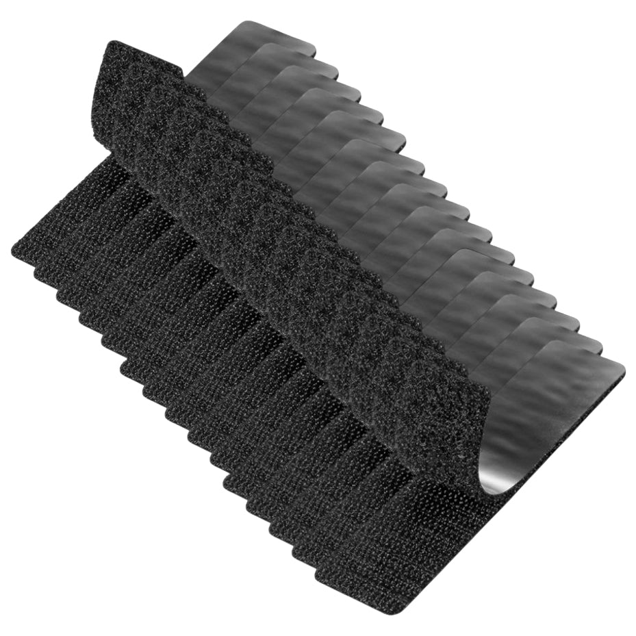 Strips with Adhesive for Fabric, No Sew Stick On for Fabric, Sticky Back for Clothes, Curtains - Heavy Duty Double Sided Hook and Loop Hem Tape Fasteners, No Sewing No Iron