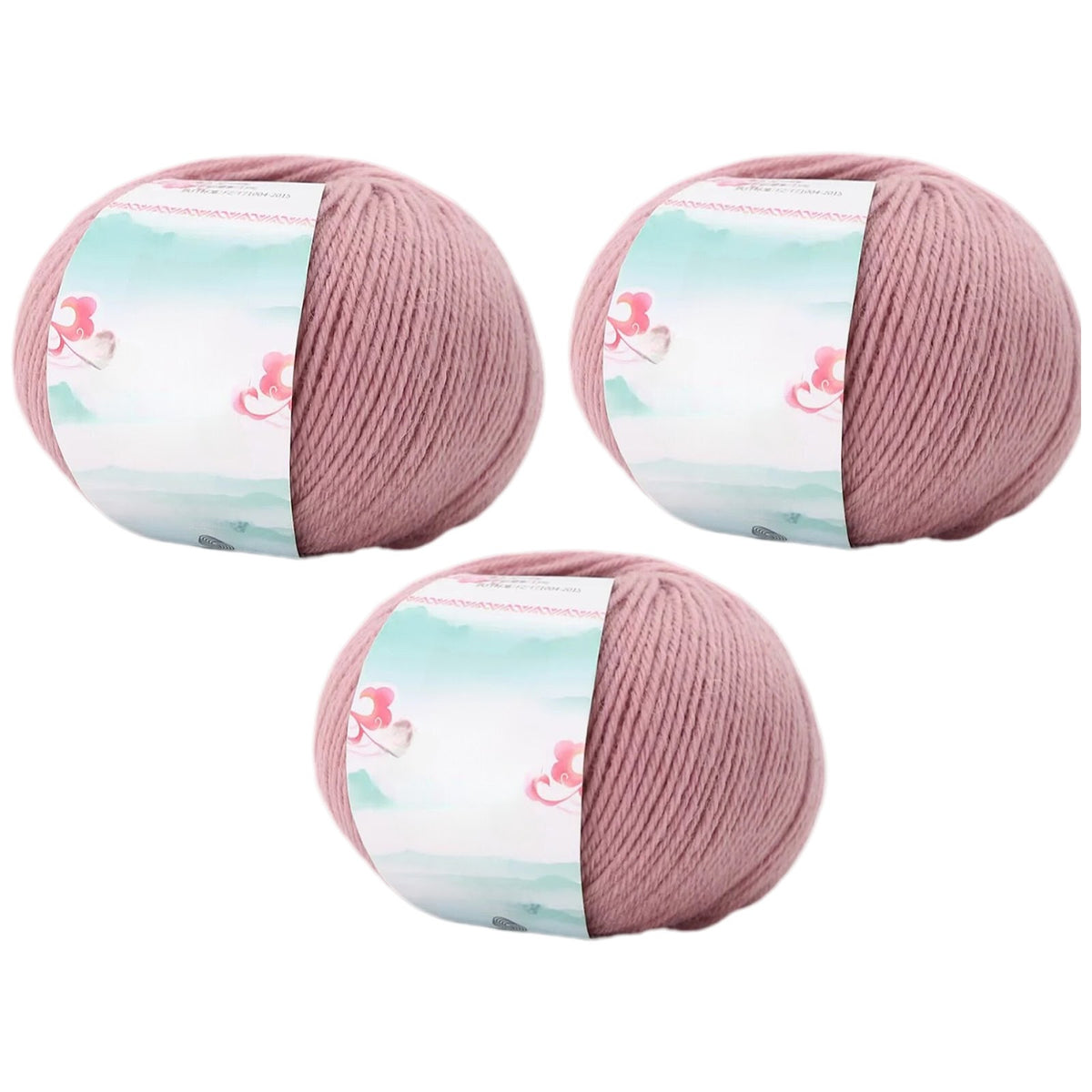 Superwash Wool Yarn, 50grams per Roll DK Weight for Knitting, Crocheting, and Soft Craft Projects, 150 Grams/5.29oz 327 yards, Pack of 3