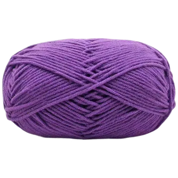 4-Ply Acrylic Yarn 50g/1.76oz 142 Yards, Tight Twist for Knitting and Crochet Projects